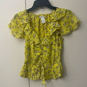 Floral Women Top | Cottage Core Top | Floral Women Shirt | Floral Top Size Small